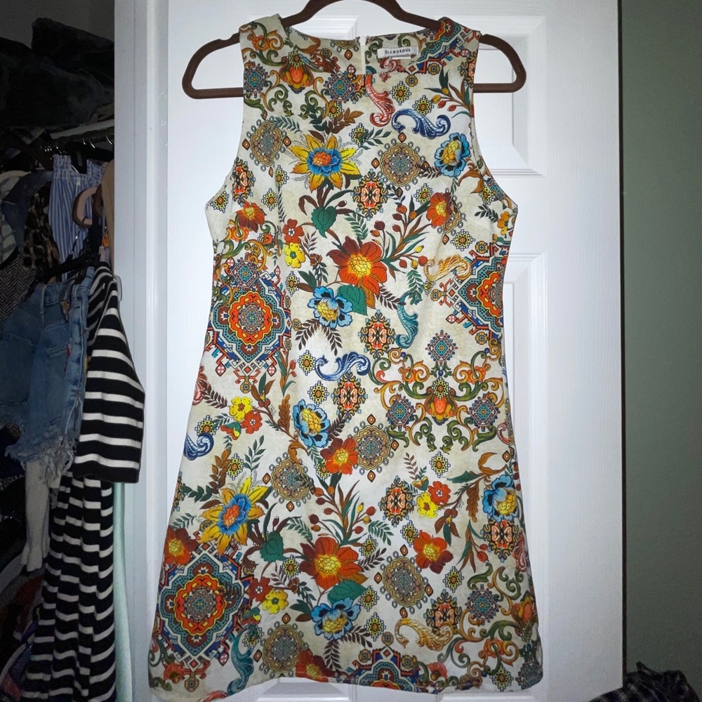 Urban Outfitters Glamorous Floral Print Dress